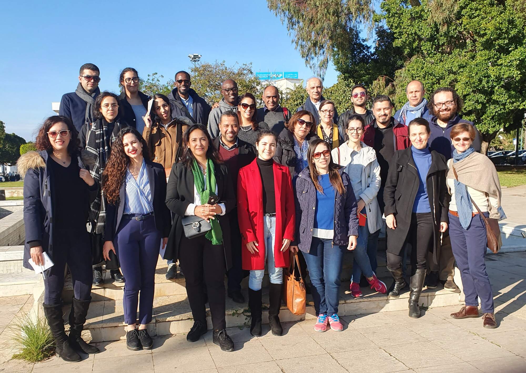 Photo de groupe des participants à l'atelier