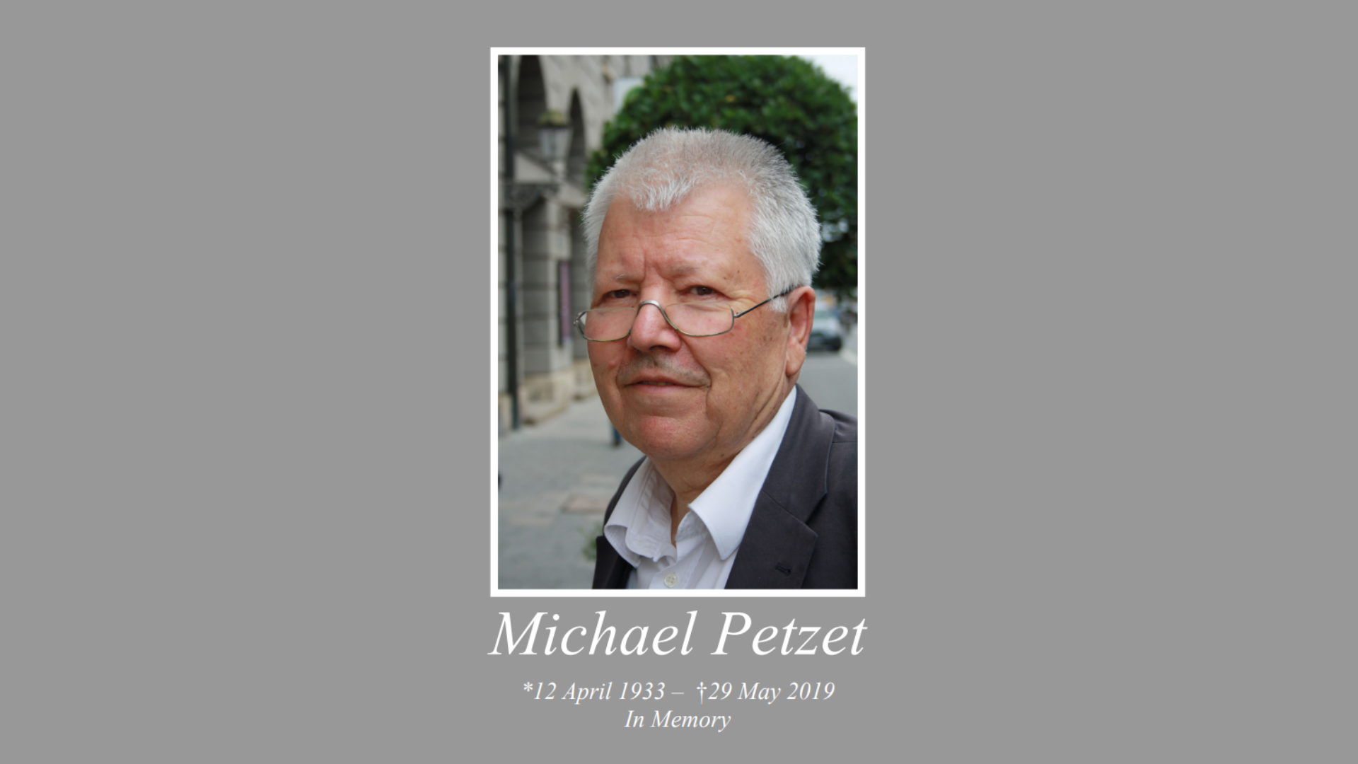 Cover of the tribute book in honour of Michael Petzet
