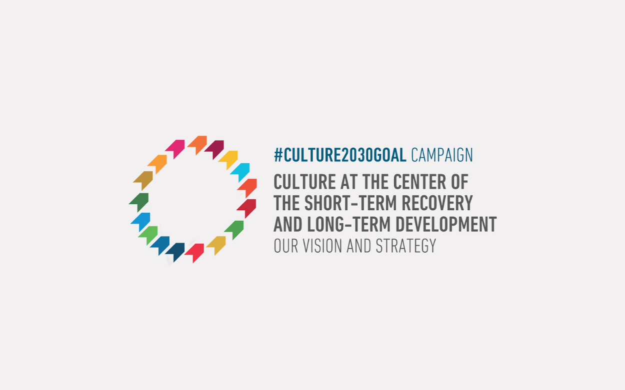 logo du Document stratégique de la campagne Culture2030goal