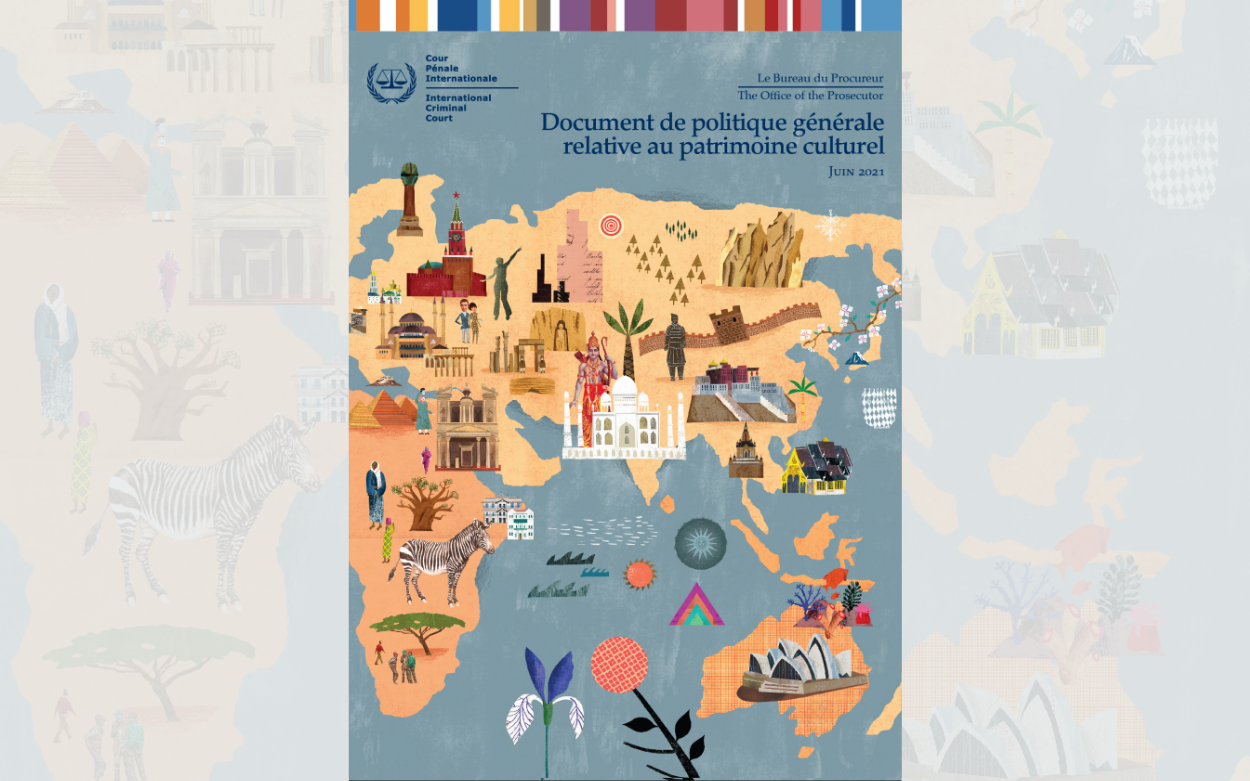 Couverture du Document de politique générale relative au patrimoine culturel de Cour pénale internationale (CPI)