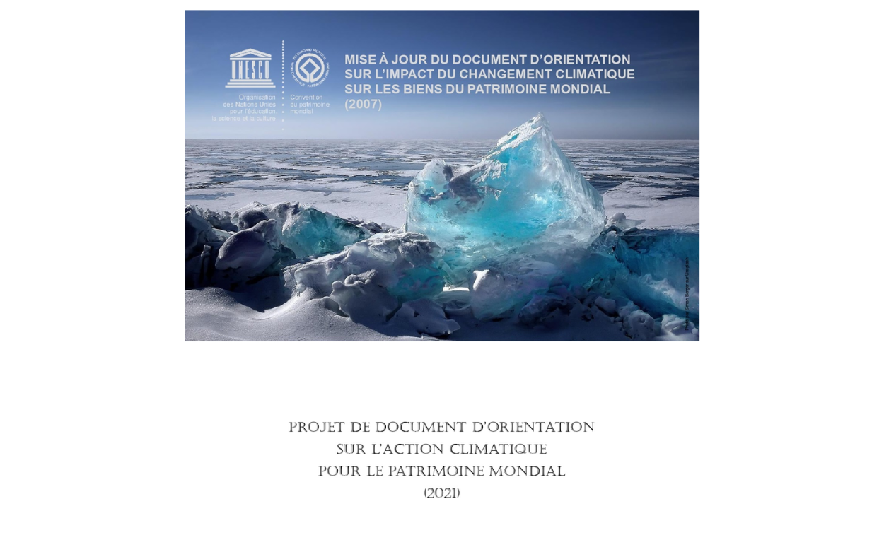 World Heritage Climate Change Policy FR