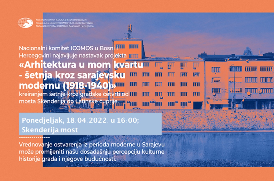 JIMS évènement Bonsie-Herzégovine La promenade architecturale à travers le Mouvement moderne à Sarajevo – Créer un environnement bâti durable