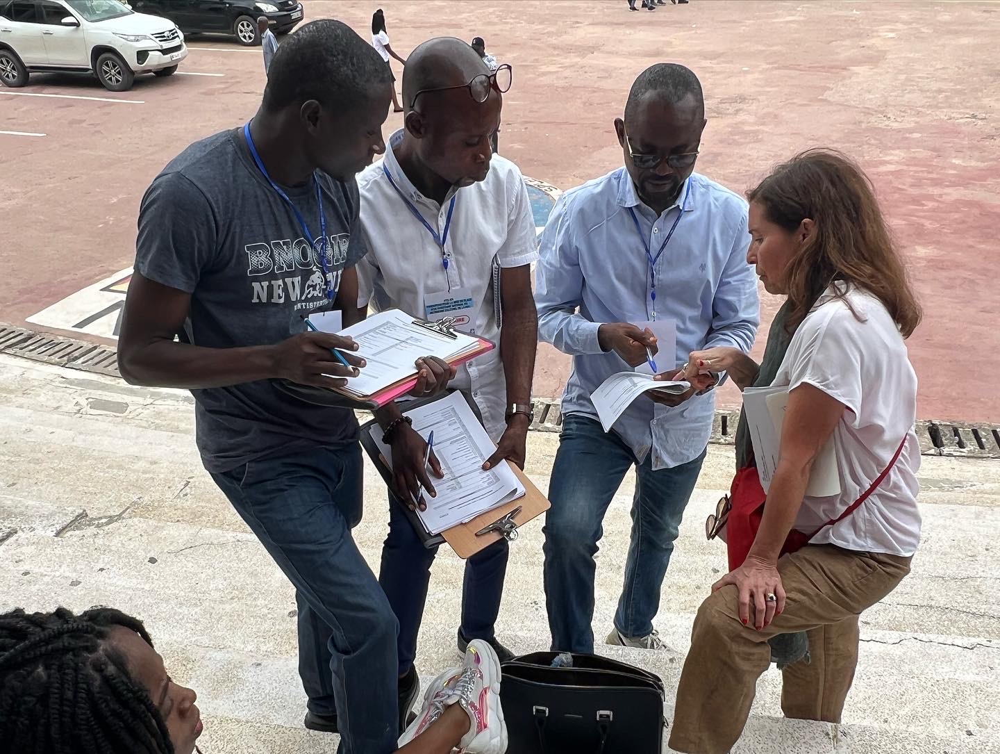 Teresa Patrício formant des professionnels du patrimoine