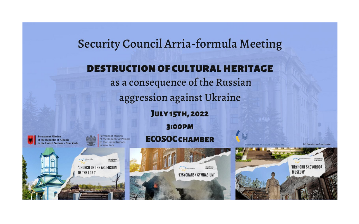 Banner UN Security Council Arria-formula meeting