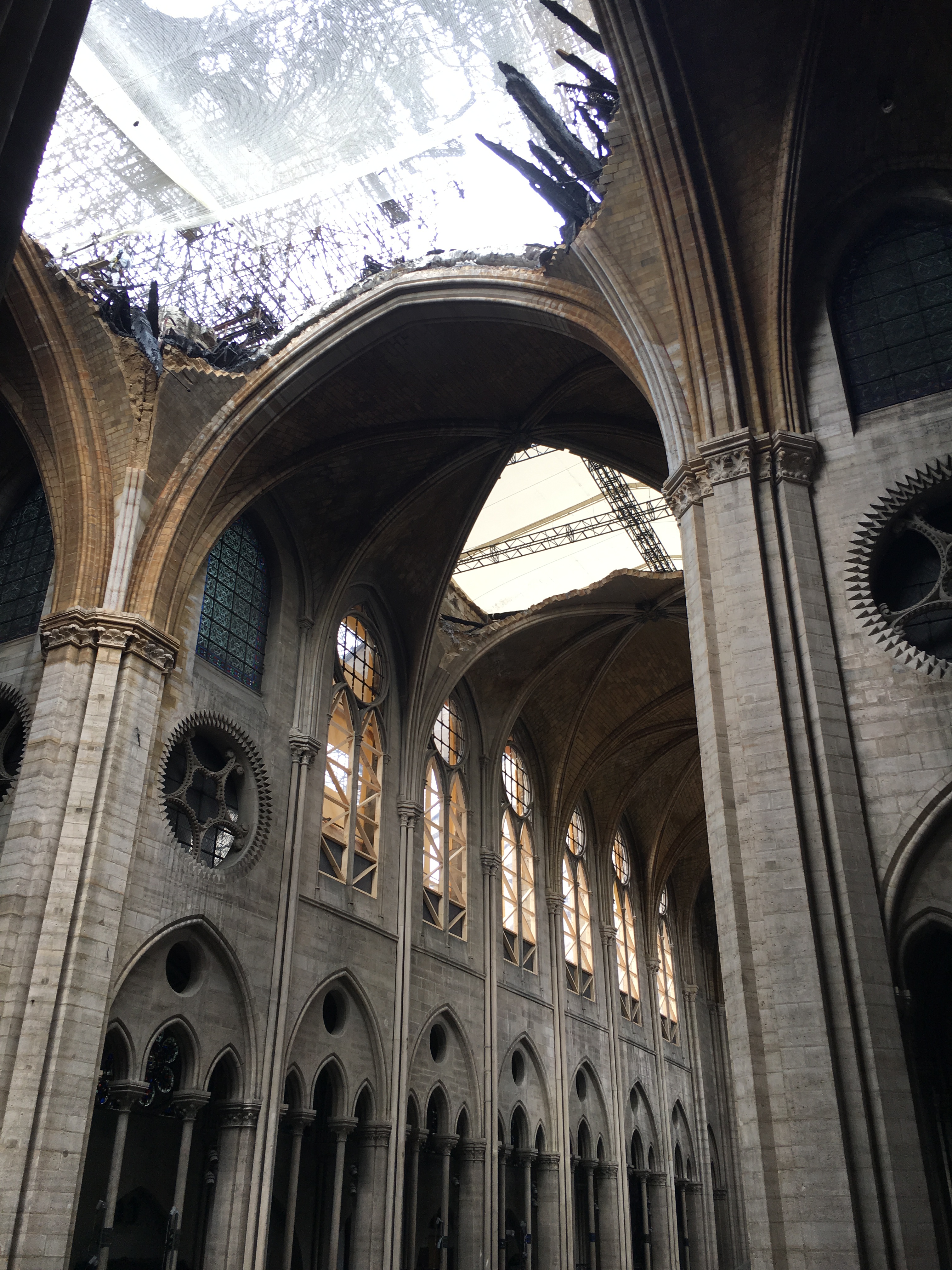 Notre Dame de Paris after the fire