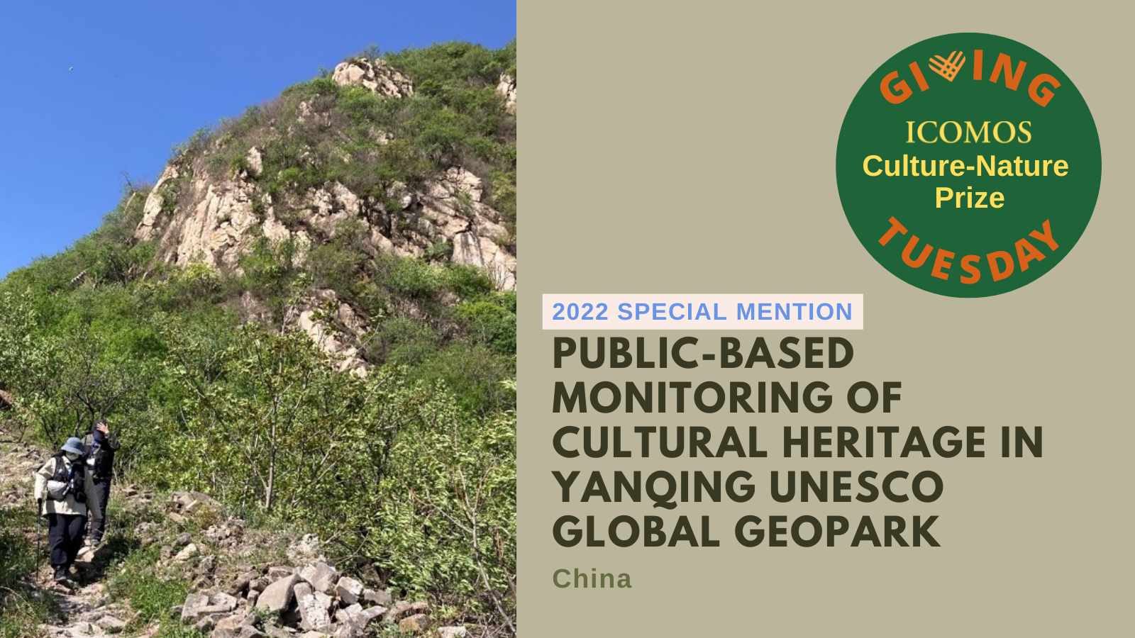 China, Community volunteers clearing weeds and trees from the site of the Great Wall (special mention - joint 4th place)