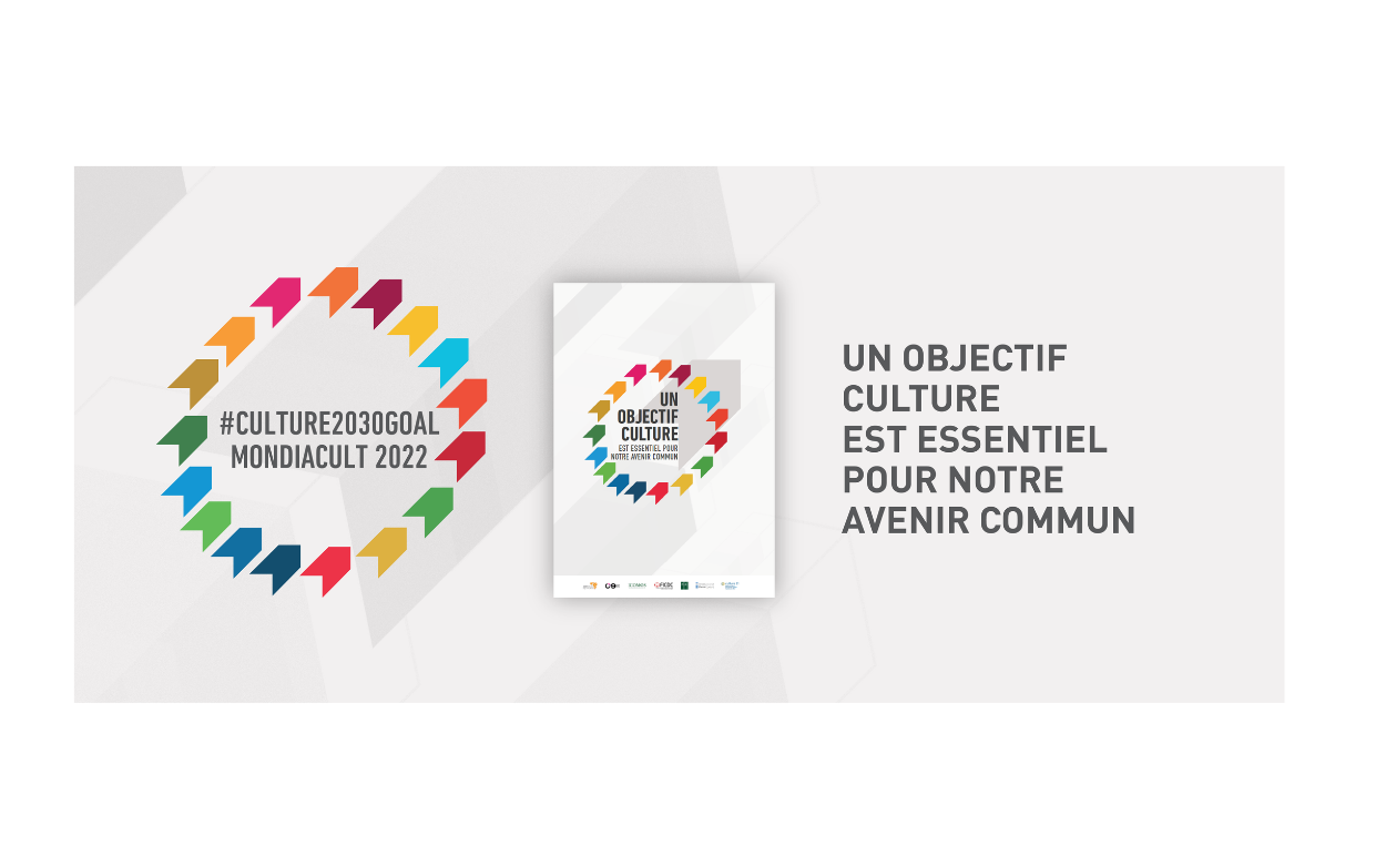 Banner Mondiacult 2022 Culture2030Goal