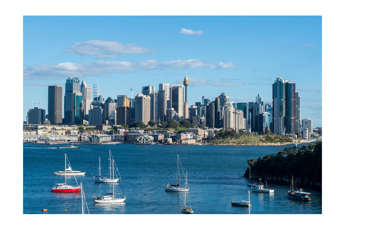 View of Syndey from North Sydney