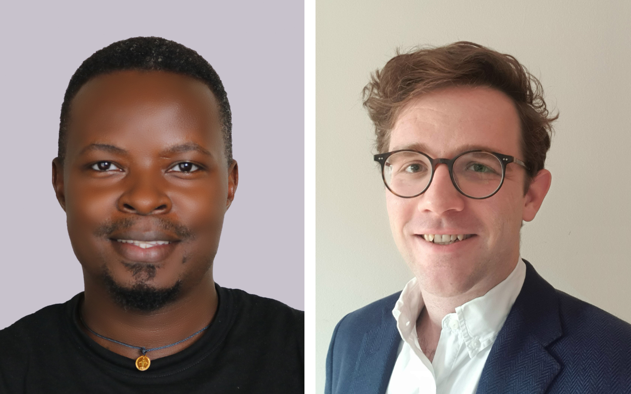 Nouveaux points focaux EPWG Christopher Ssebuyungo et Luka Nedzbala