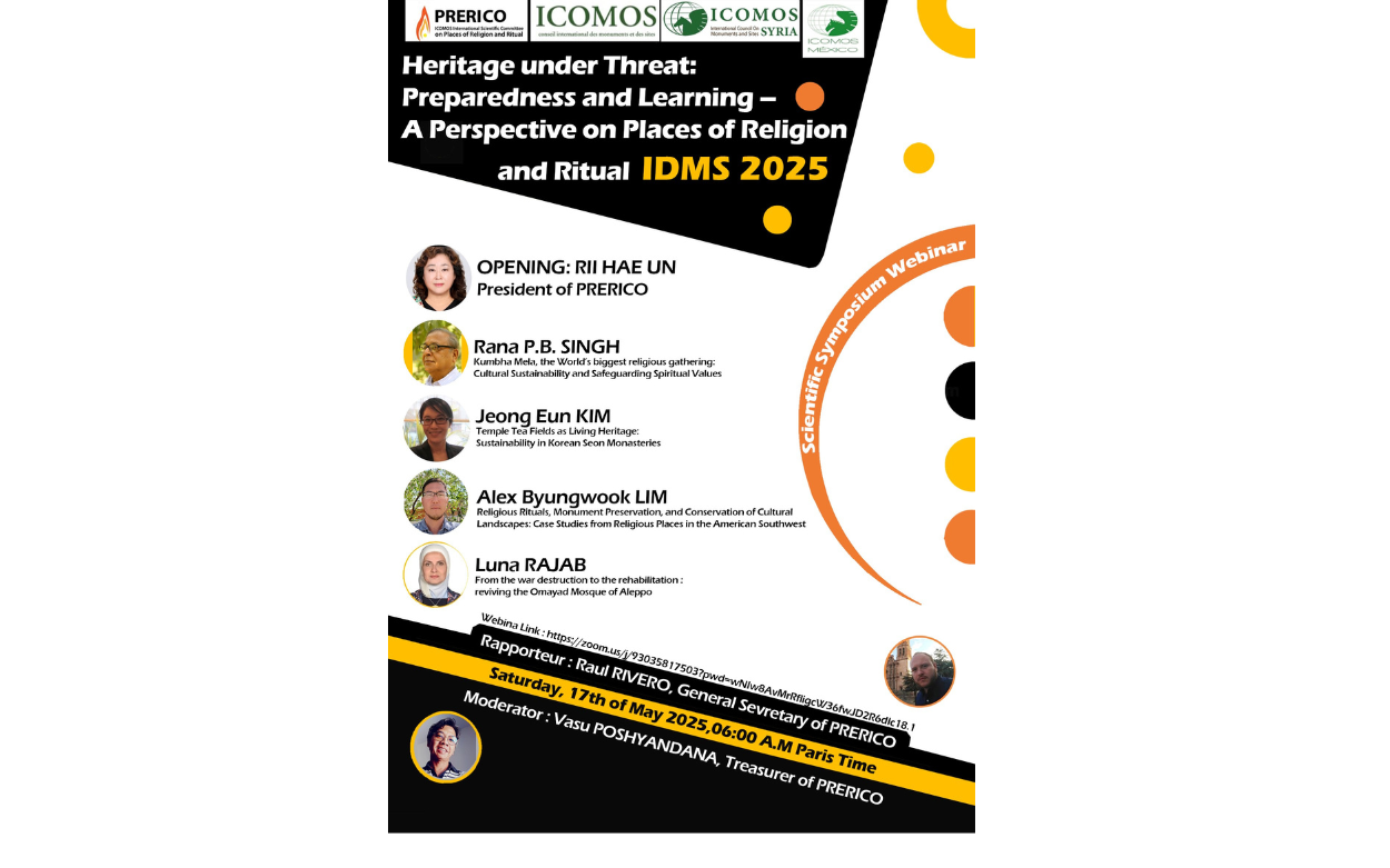 Banner ICOMOS PRERICO Webinar