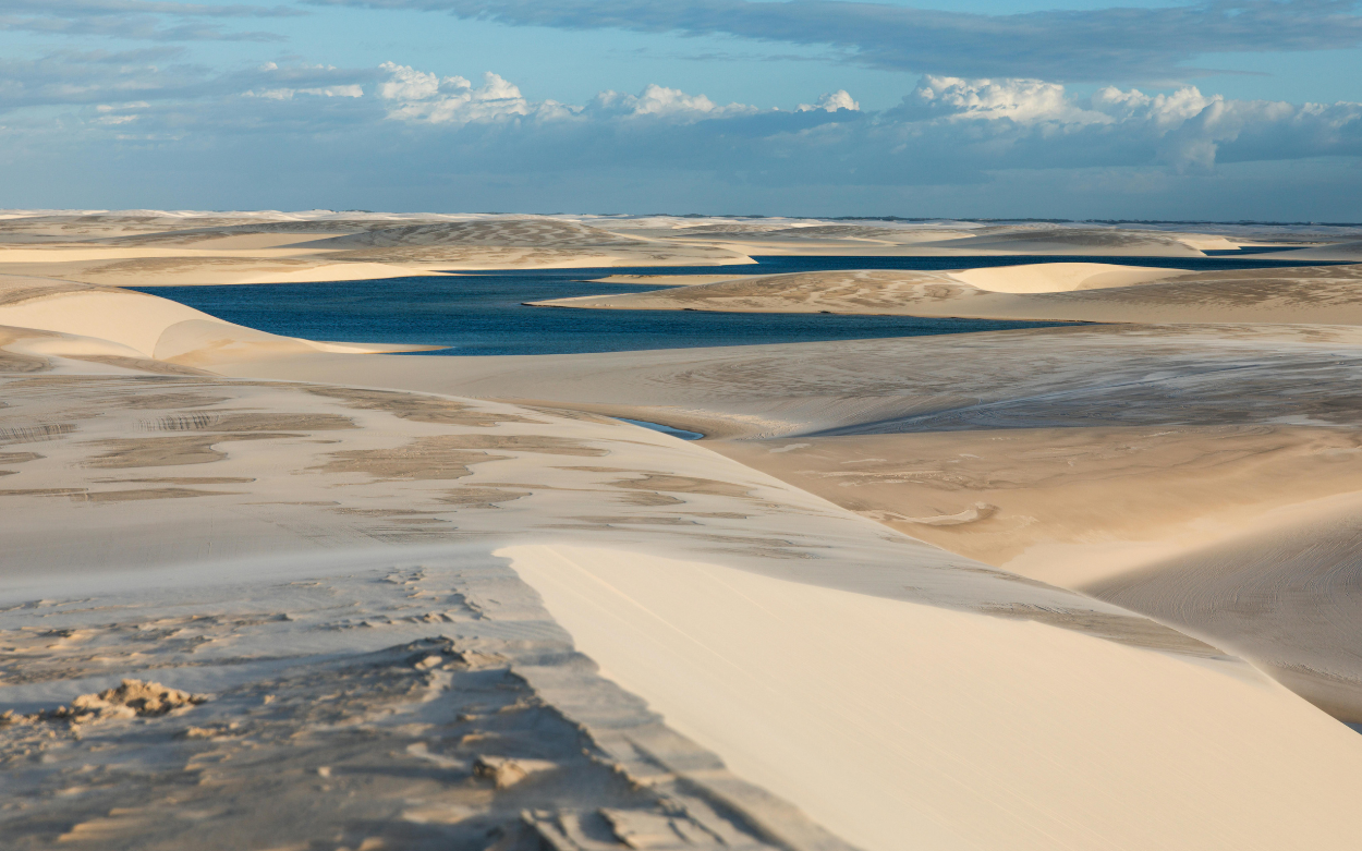 View of the Lençóis Maranhenses National Park (Brazil)